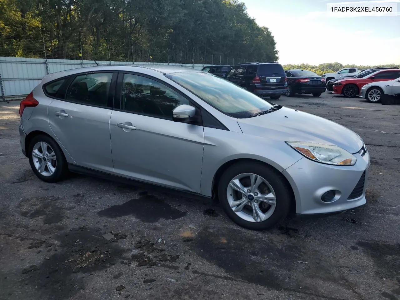 2014 Ford Focus Se VIN: 1FADP3K2XEL456760 Lot: 72270124