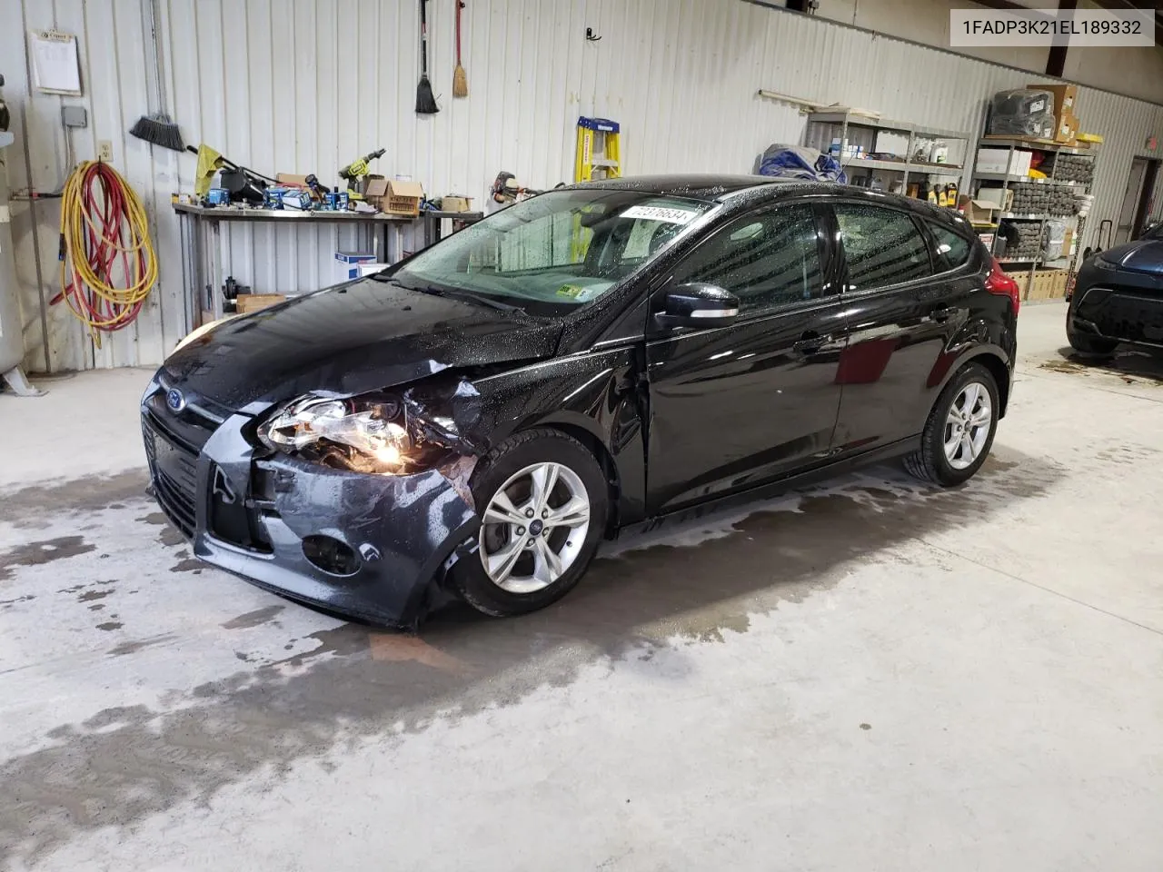 2014 Ford Focus Se VIN: 1FADP3K21EL189332 Lot: 72376634