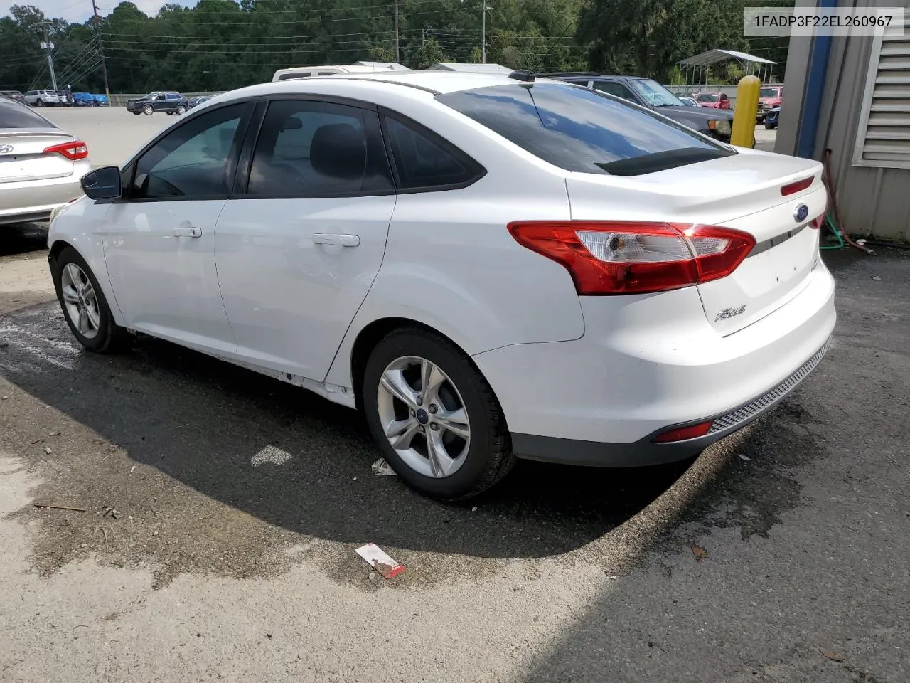 2014 Ford Focus Se VIN: 1FADP3F22EL260967 Lot: 72394824