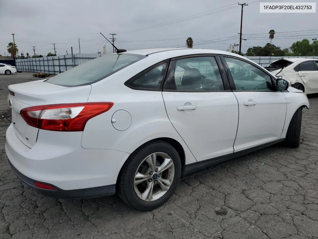 2014 Ford Focus Se VIN: 1FADP3F20EL432753 Lot: 72399174