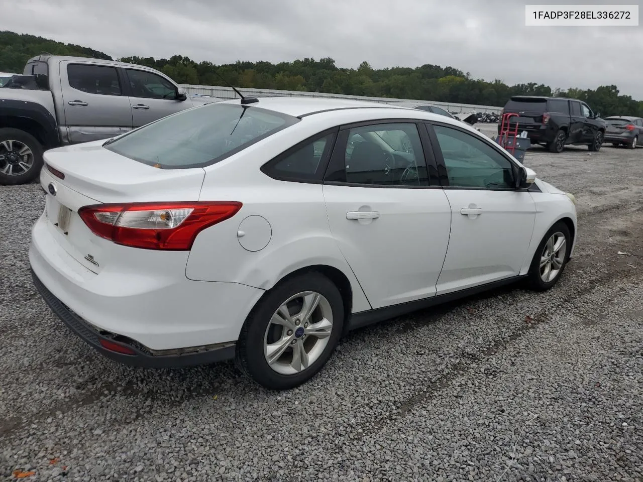 2014 Ford Focus Se VIN: 1FADP3F28EL336272 Lot: 72400624