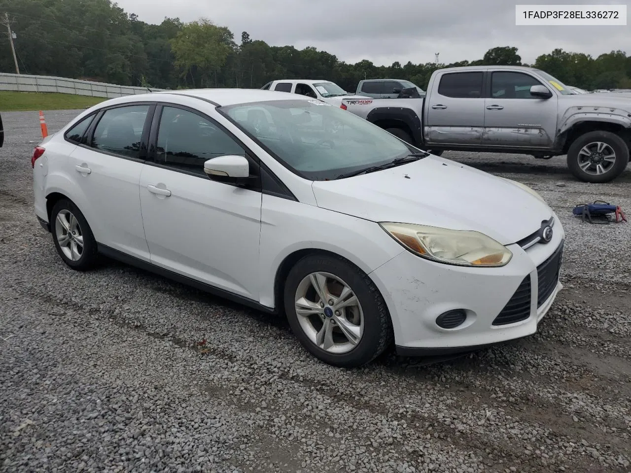 2014 Ford Focus Se VIN: 1FADP3F28EL336272 Lot: 72400624