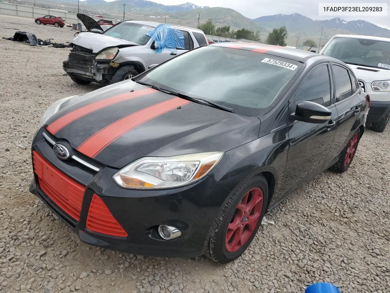 2014 Ford Focus Se VIN: 1FADP3F23EL209283 Lot: 72467264