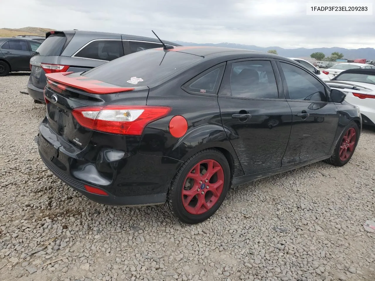 2014 Ford Focus Se VIN: 1FADP3F23EL209283 Lot: 72467264