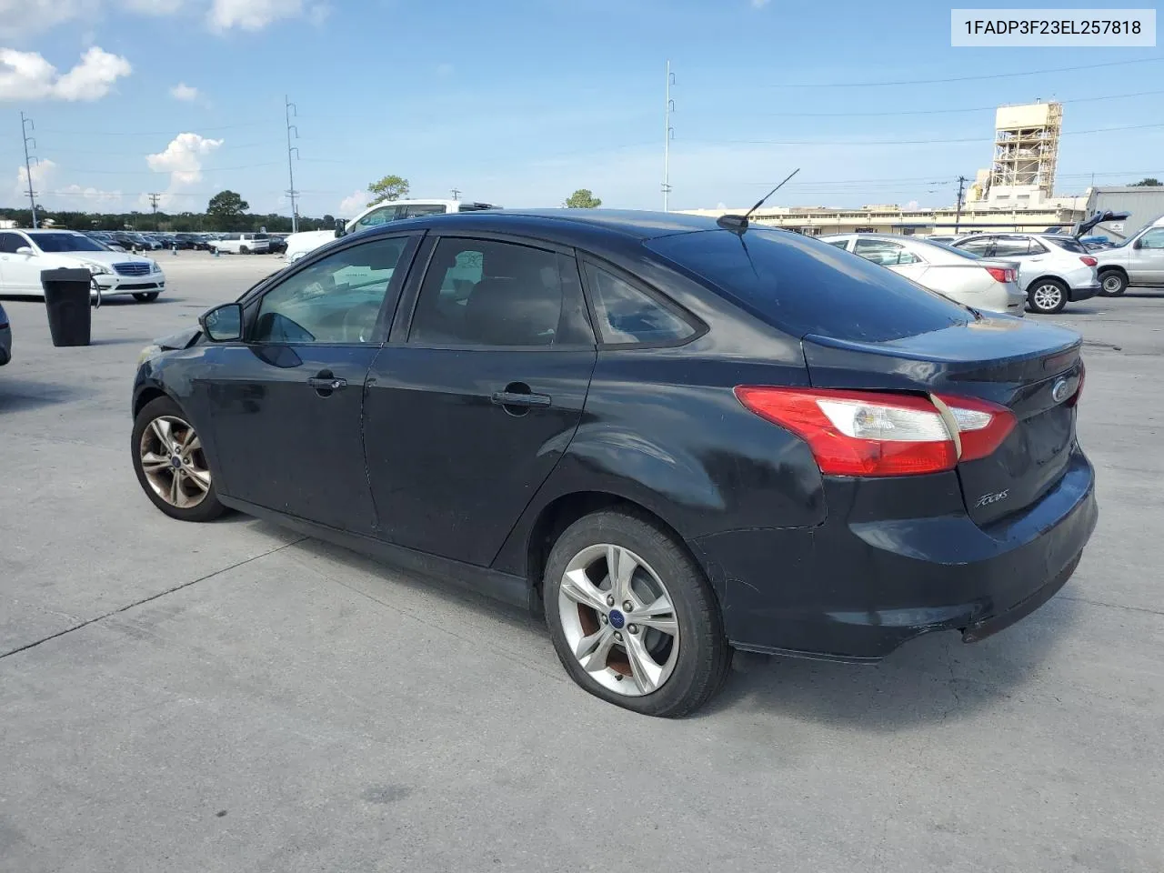 2014 Ford Focus Se VIN: 1FADP3F23EL257818 Lot: 72510494