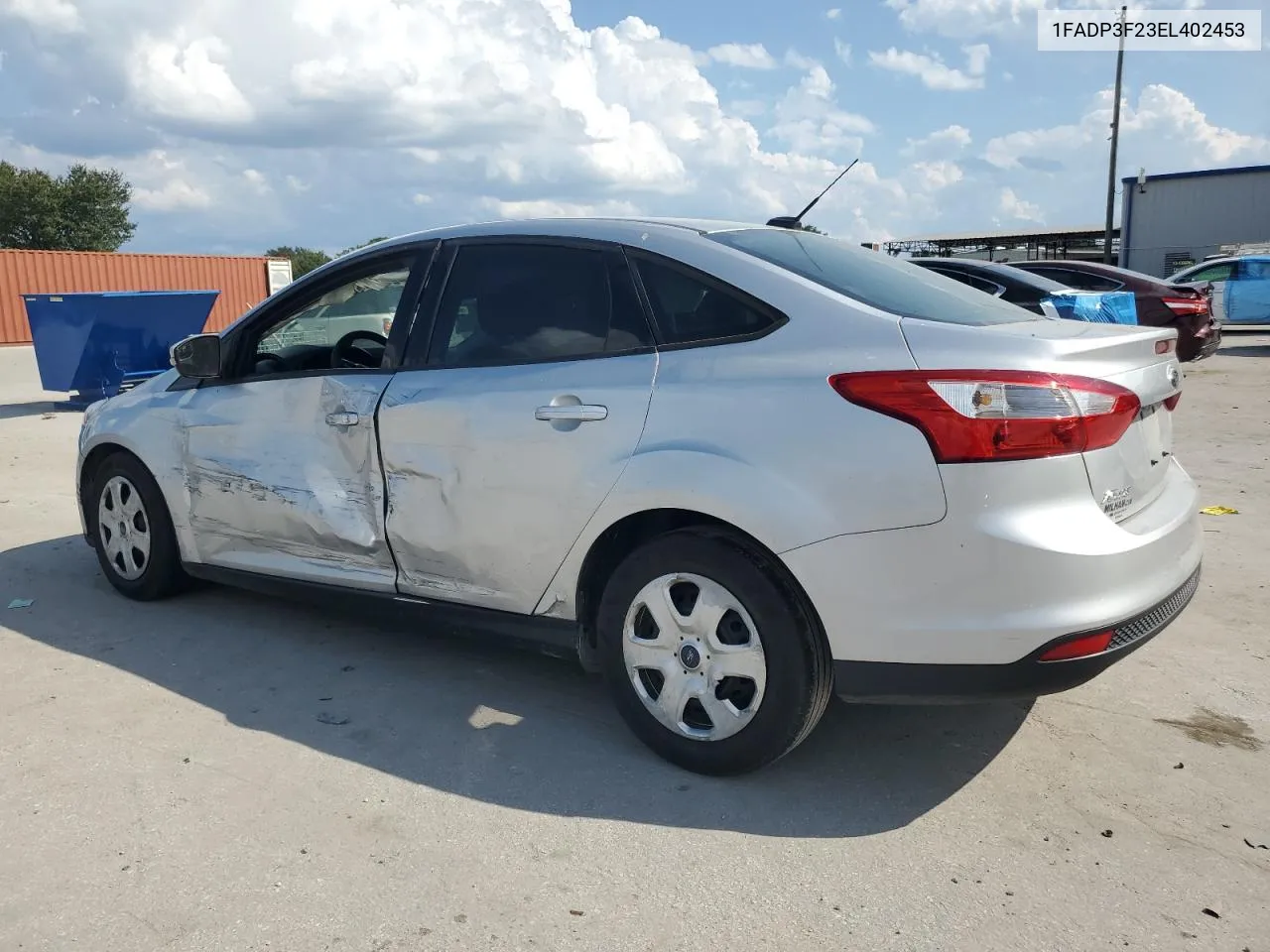 2014 Ford Focus Se VIN: 1FADP3F23EL402453 Lot: 72590754