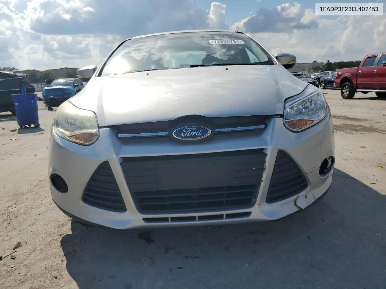 2014 Ford Focus Se VIN: 1FADP3F23EL402453 Lot: 72590754