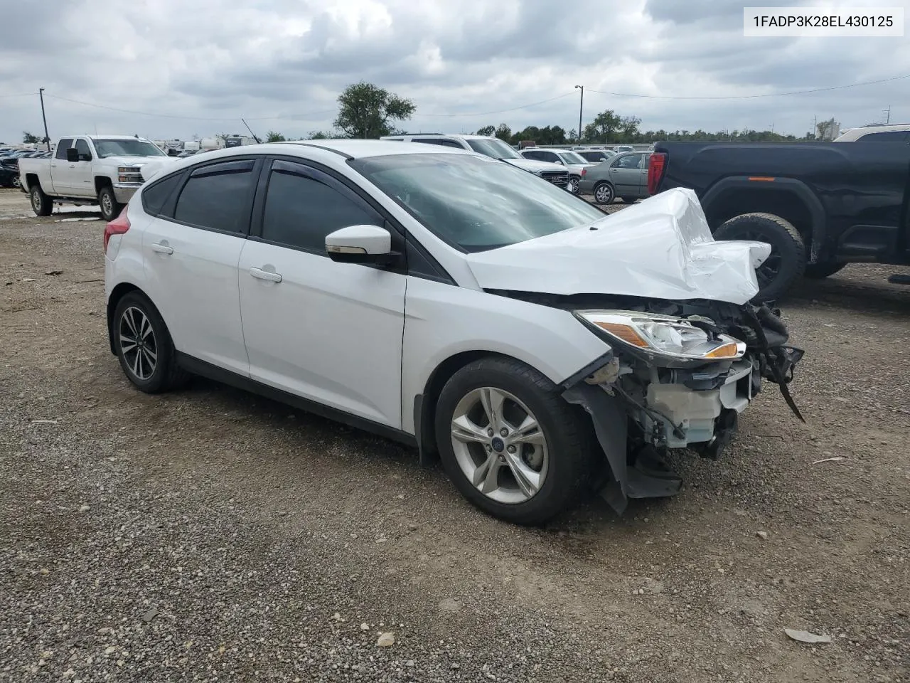 2014 Ford Focus Se VIN: 1FADP3K28EL430125 Lot: 72601614