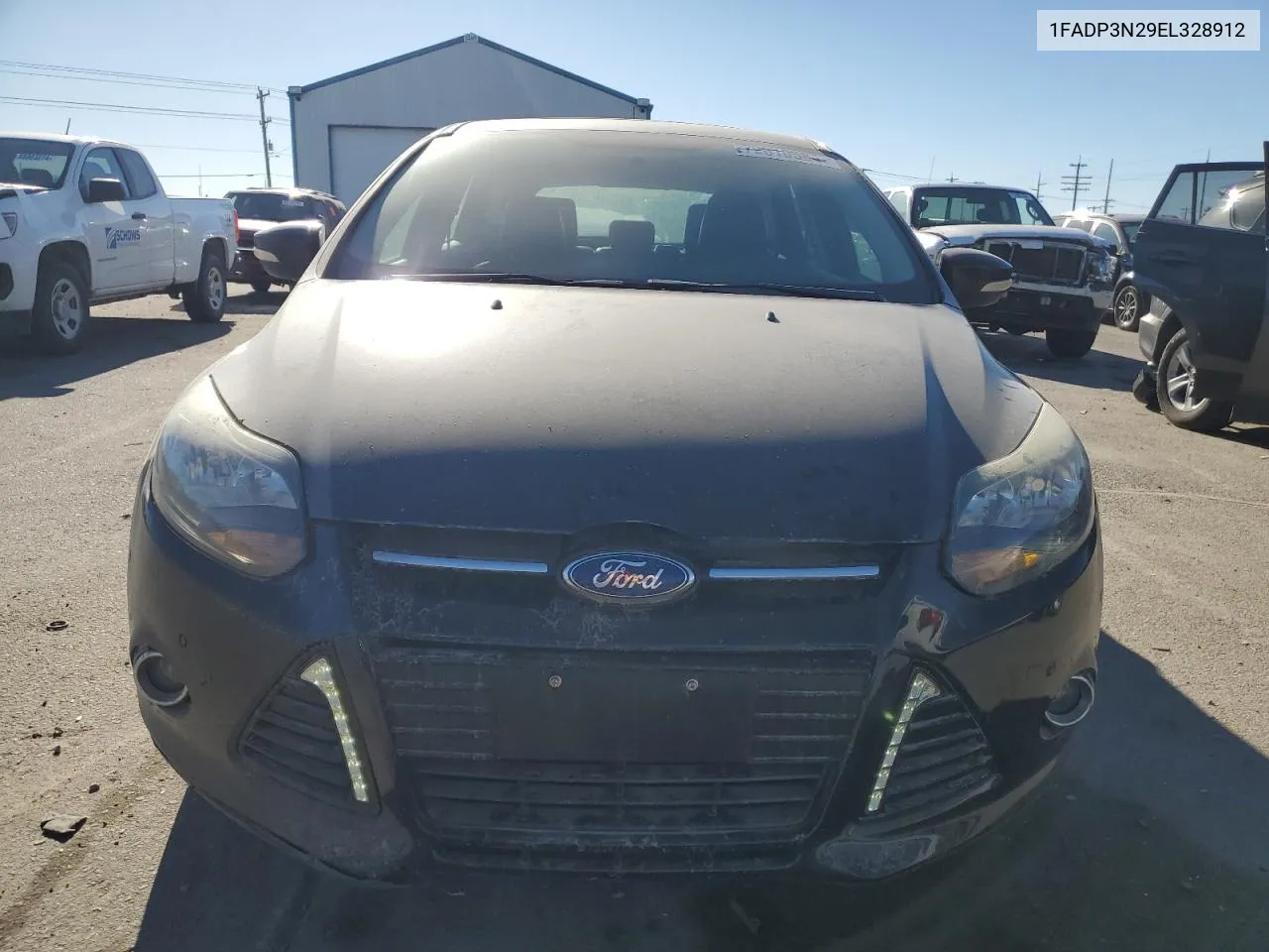 2014 Ford Focus Titanium VIN: 1FADP3N29EL328912 Lot: 72610584