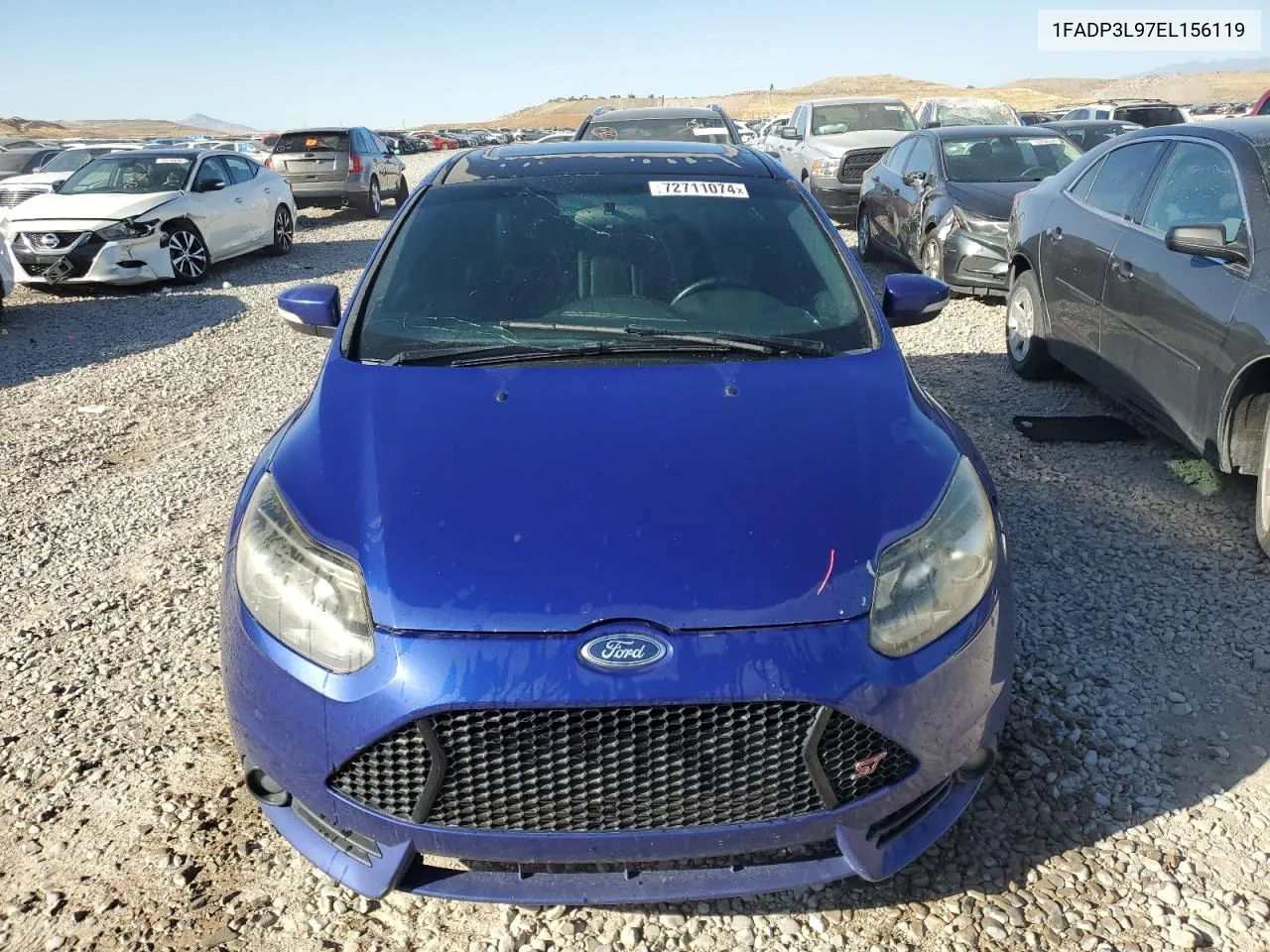 2014 Ford Focus St VIN: 1FADP3L97EL156119 Lot: 72711074