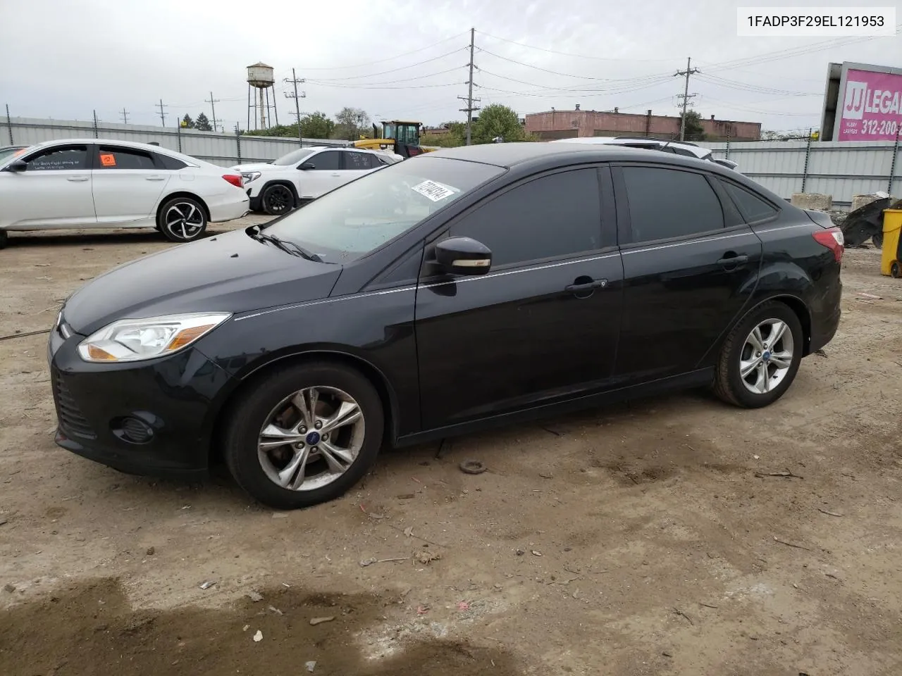 2014 Ford Focus Se VIN: 1FADP3F29EL121953 Lot: 72744314