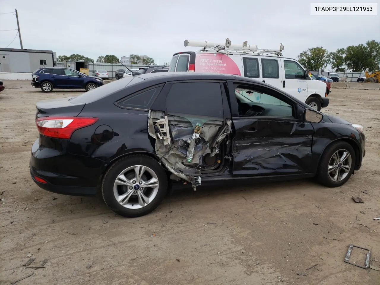 2014 Ford Focus Se VIN: 1FADP3F29EL121953 Lot: 72744314