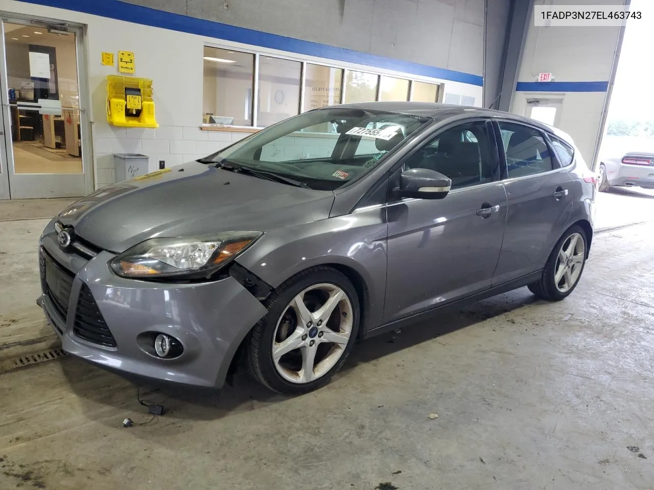 2014 Ford Focus Titanium VIN: 1FADP3N27EL463743 Lot: 72755514