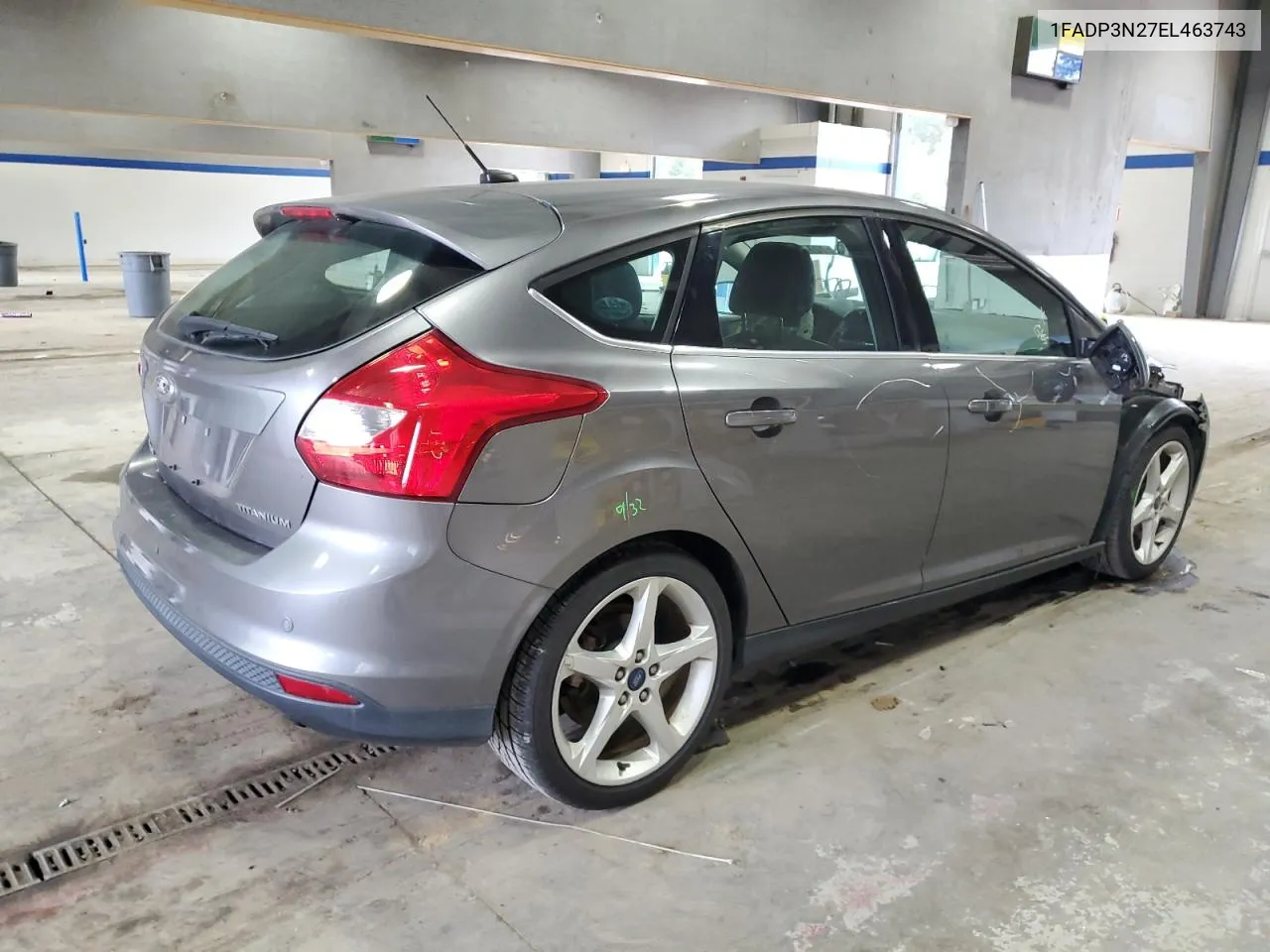 2014 Ford Focus Titanium VIN: 1FADP3N27EL463743 Lot: 72755514