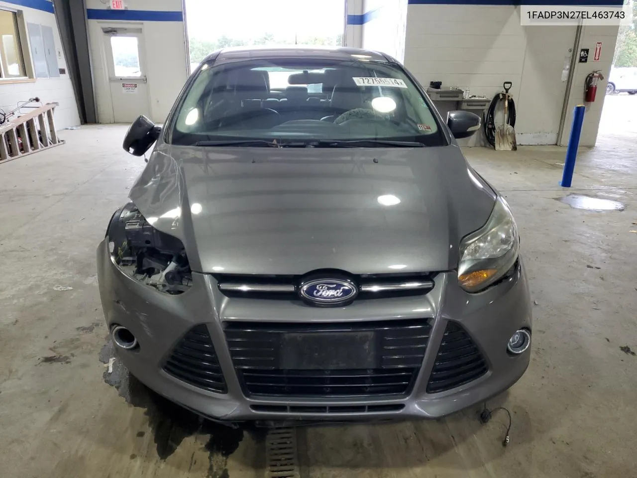 2014 Ford Focus Titanium VIN: 1FADP3N27EL463743 Lot: 72755514