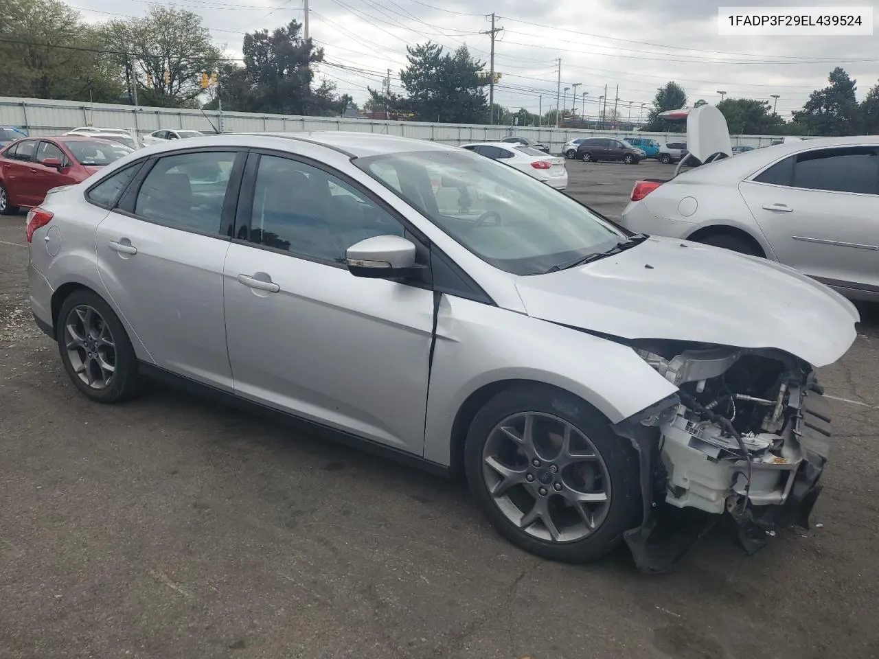 2014 Ford Focus Se VIN: 1FADP3F29EL439524 Lot: 72763044