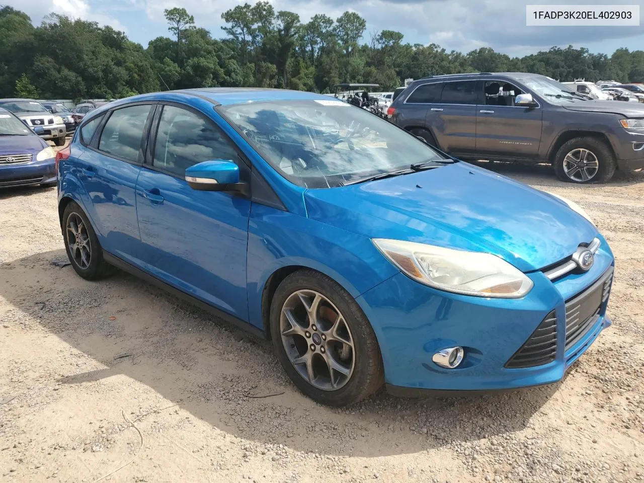 2014 Ford Focus Se VIN: 1FADP3K20EL402903 Lot: 72818594