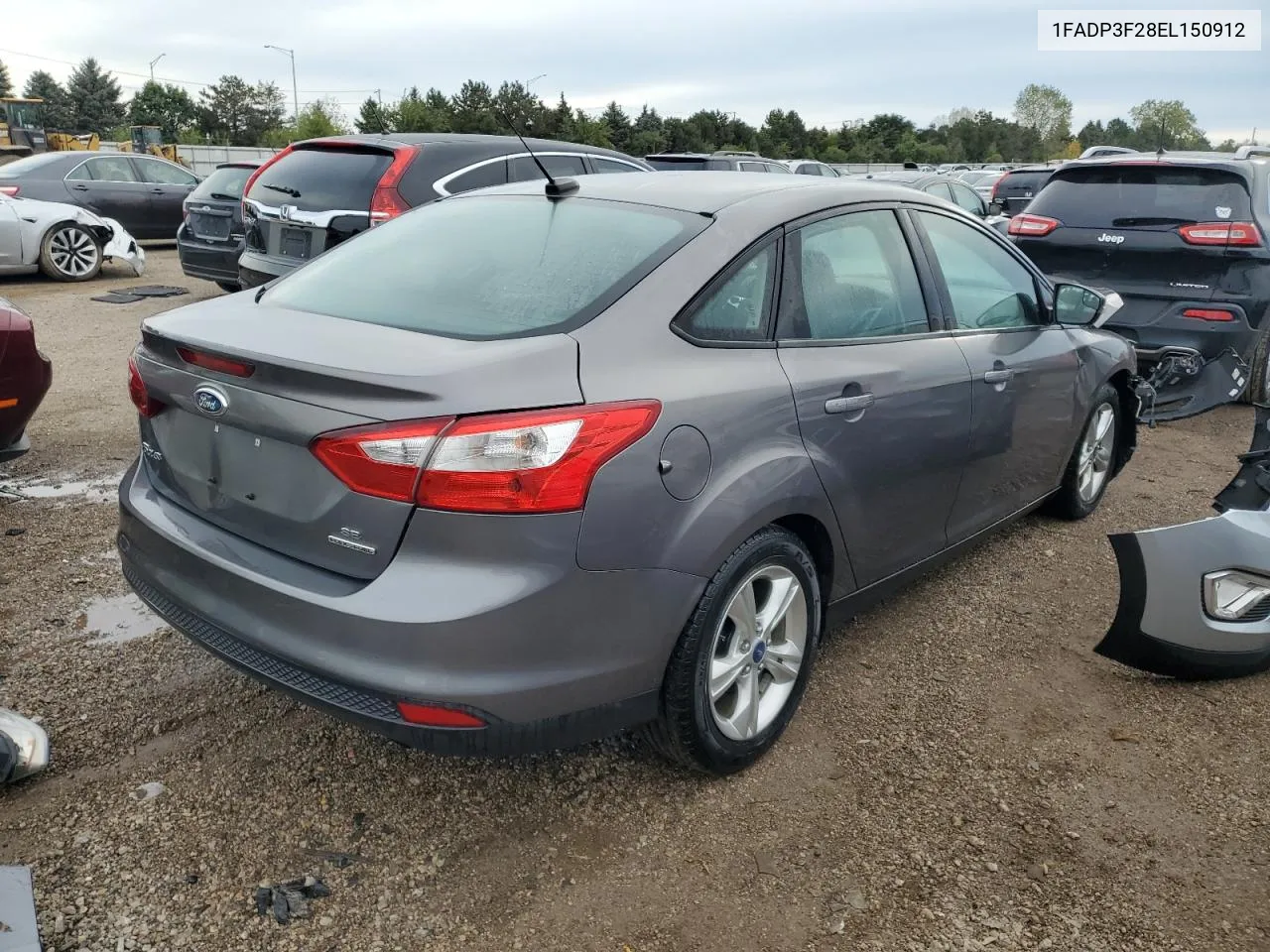 2014 Ford Focus Se VIN: 1FADP3F28EL150912 Lot: 72823044