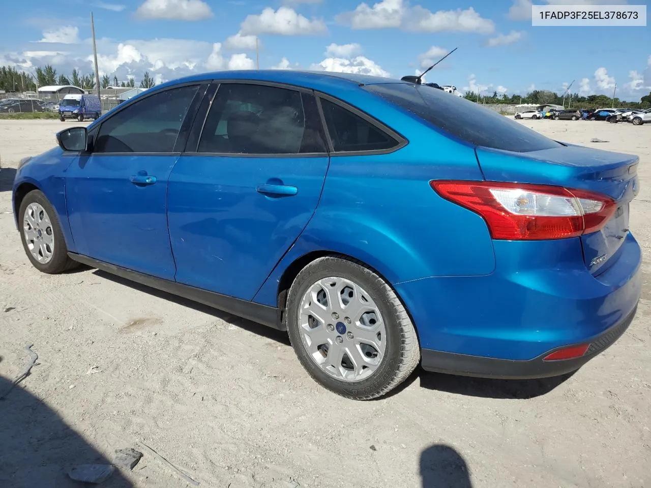 2014 Ford Focus Se VIN: 1FADP3F25EL378673 Lot: 72859284