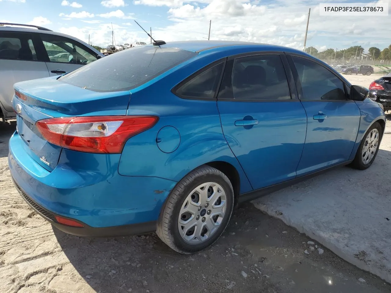 2014 Ford Focus Se VIN: 1FADP3F25EL378673 Lot: 72859284