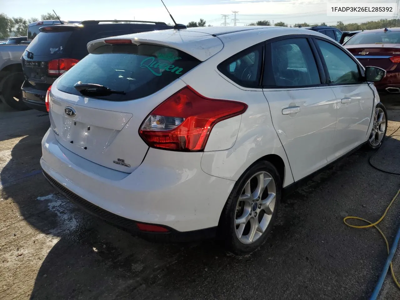 2014 Ford Focus Se VIN: 1FADP3K26EL285392 Lot: 72977474