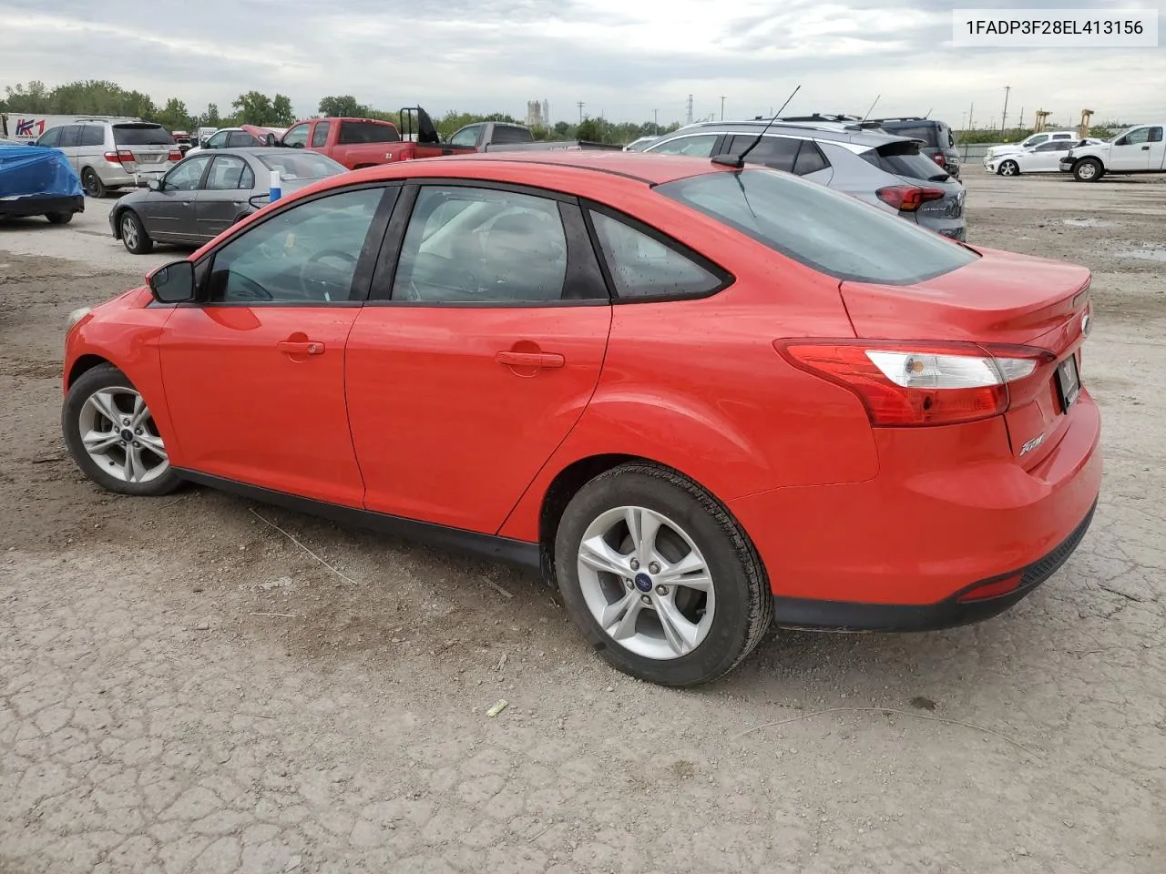 2014 Ford Focus Se VIN: 1FADP3F28EL413156 Lot: 73002874