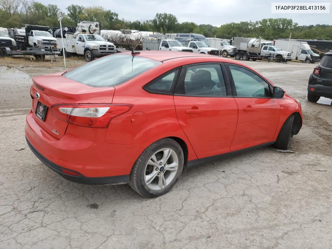 2014 Ford Focus Se VIN: 1FADP3F28EL413156 Lot: 73002874