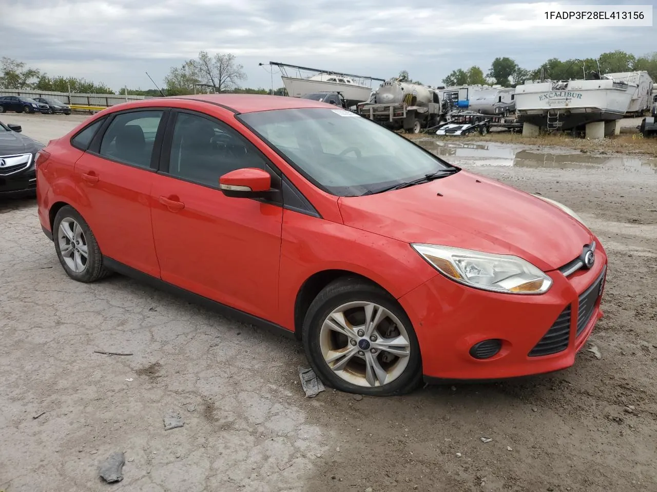 2014 Ford Focus Se VIN: 1FADP3F28EL413156 Lot: 73002874