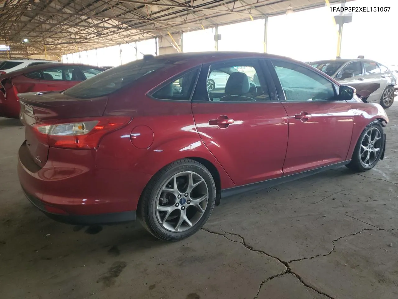 2014 Ford Focus Se VIN: 1FADP3F2XEL151057 Lot: 73061034