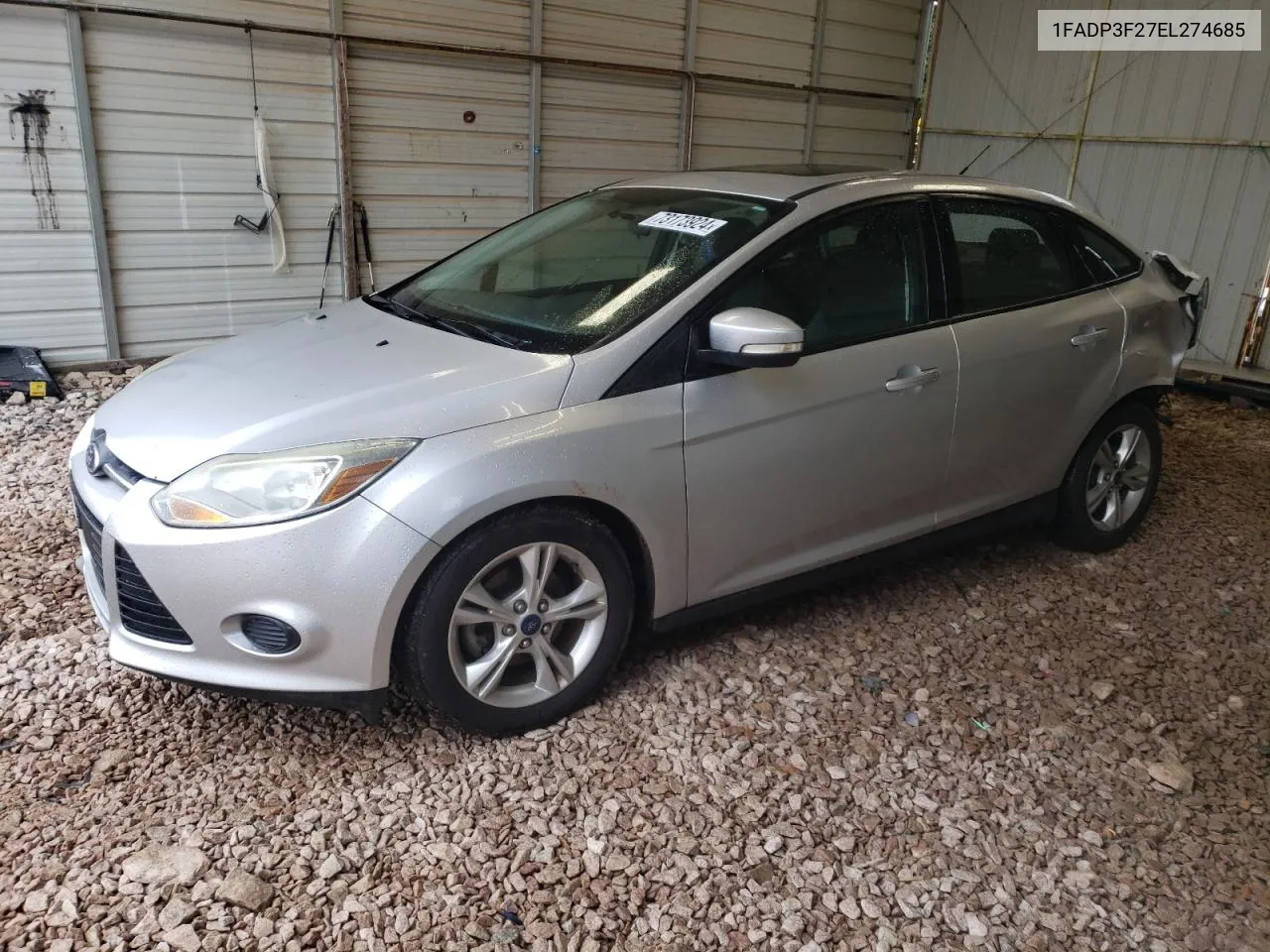 2014 Ford Focus Se VIN: 1FADP3F27EL274685 Lot: 73173924