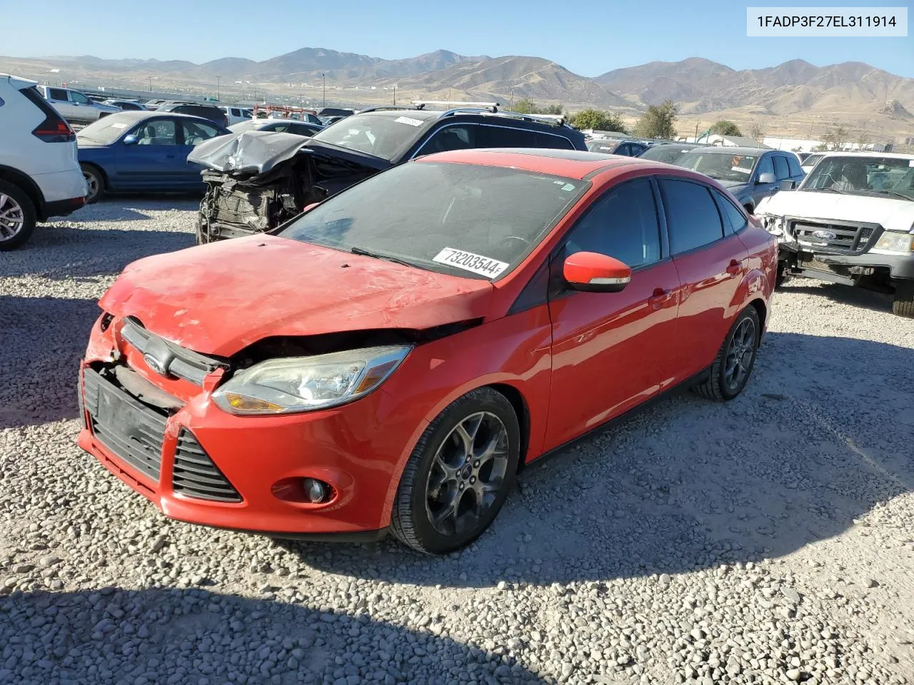 2014 Ford Focus Se VIN: 1FADP3F27EL311914 Lot: 73203544