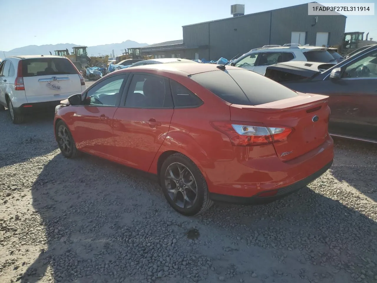 2014 Ford Focus Se VIN: 1FADP3F27EL311914 Lot: 73203544