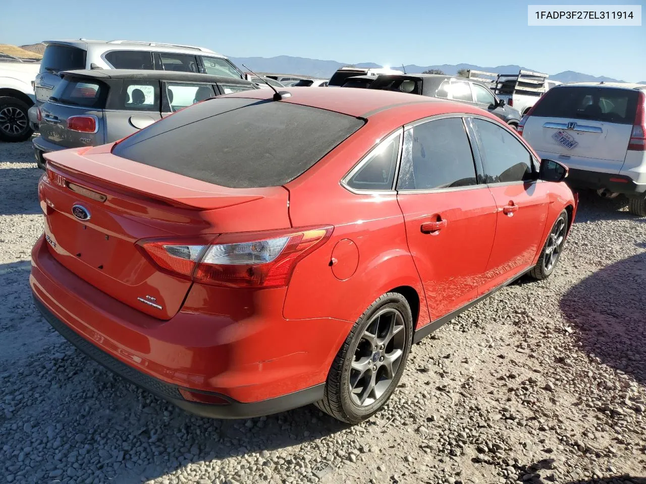 2014 Ford Focus Se VIN: 1FADP3F27EL311914 Lot: 73203544