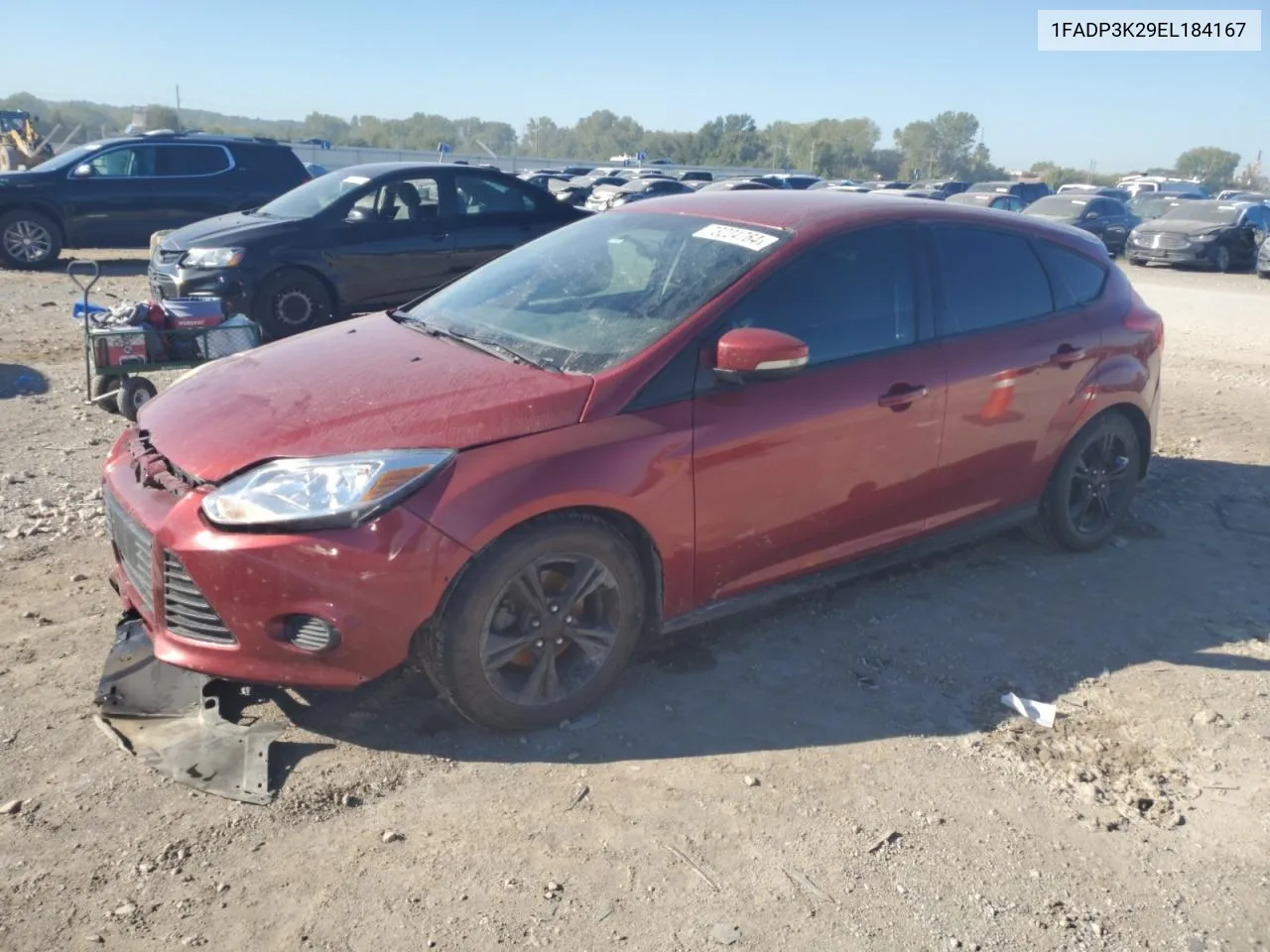 2014 Ford Focus Se VIN: 1FADP3K29EL184167 Lot: 73224764