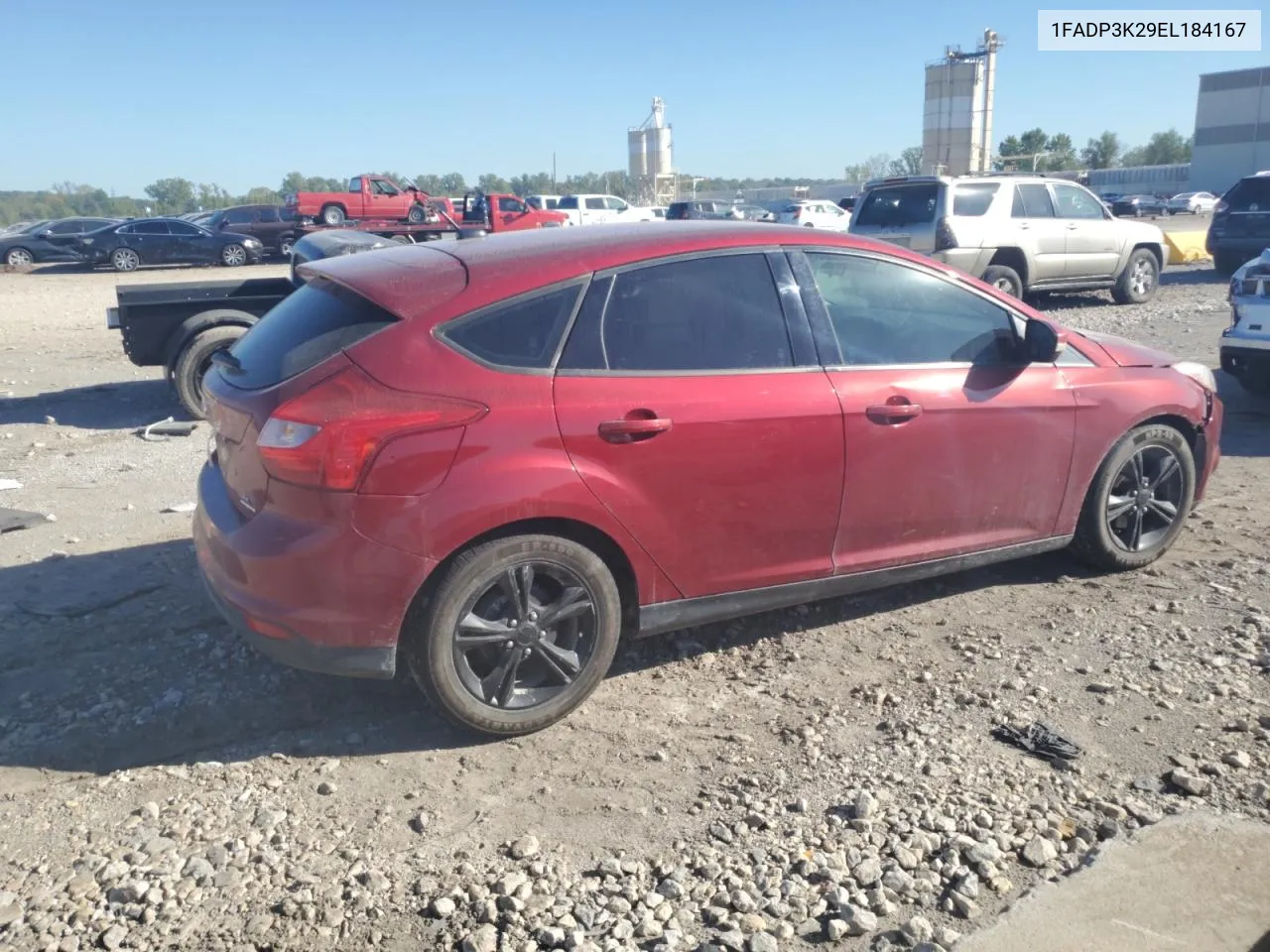 2014 Ford Focus Se VIN: 1FADP3K29EL184167 Lot: 73224764