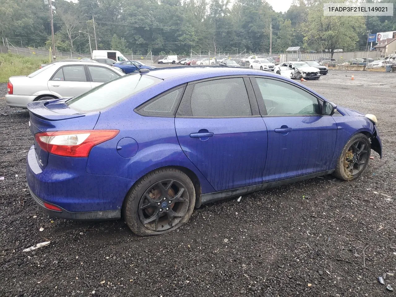 2014 Ford Focus Se VIN: 1FADP3F21EL149021 Lot: 73248854