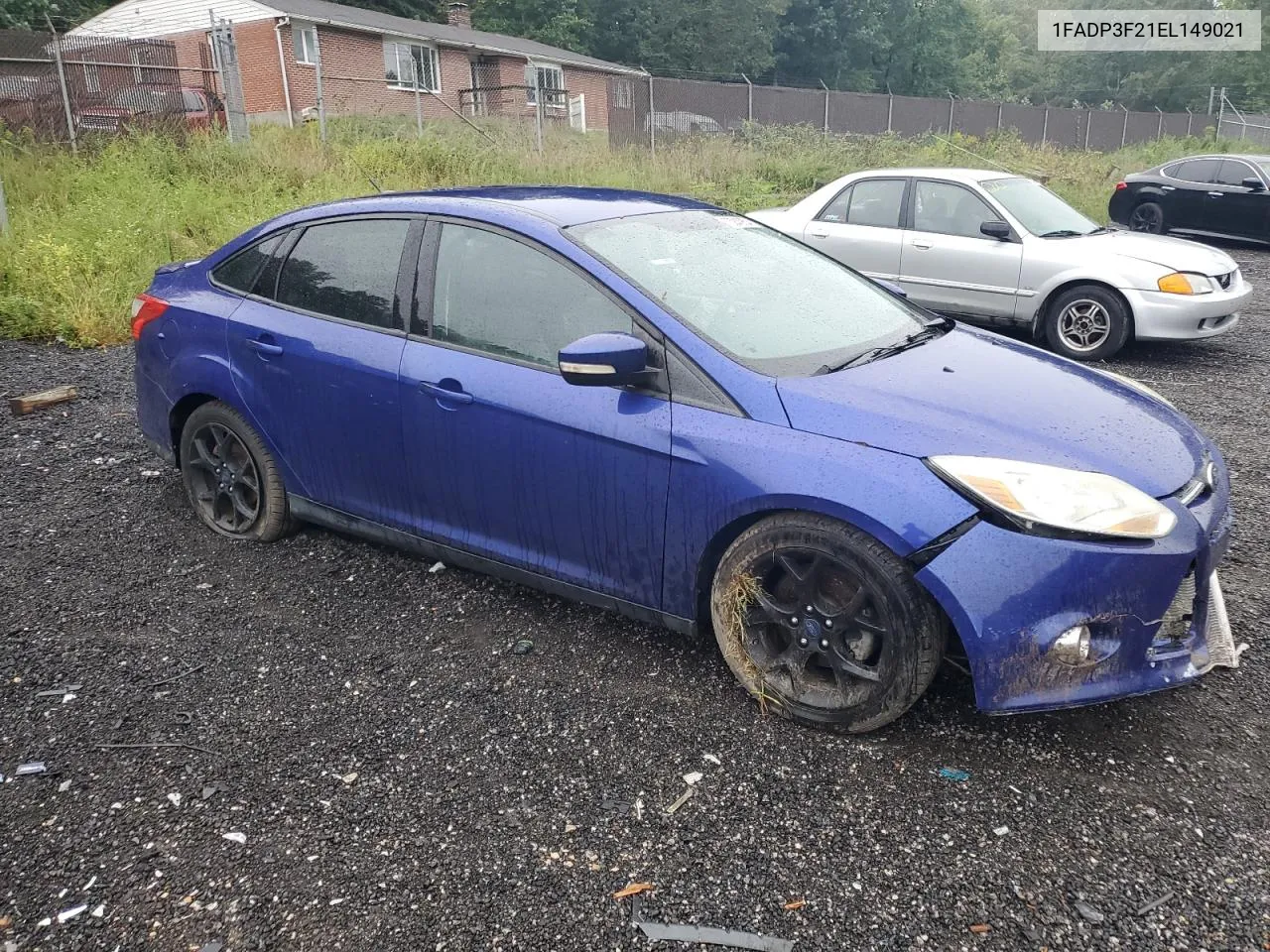 2014 Ford Focus Se VIN: 1FADP3F21EL149021 Lot: 73248854