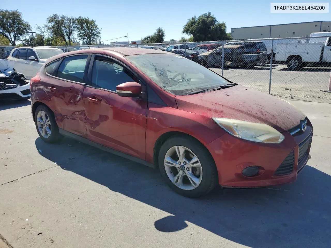 2014 Ford Focus Se VIN: 1FADP3K26EL454200 Lot: 73324134