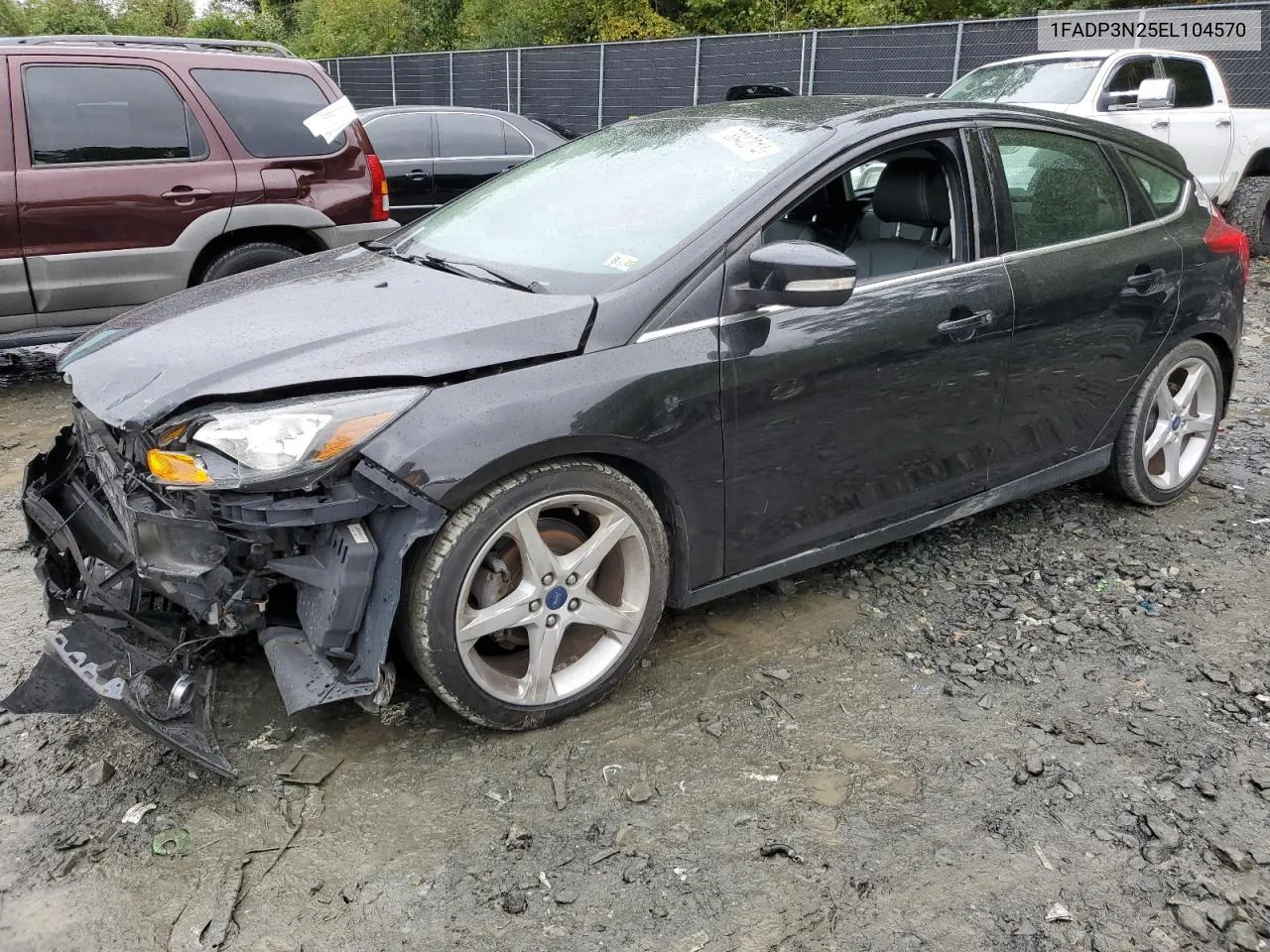 2014 Ford Focus Titanium VIN: 1FADP3N25EL104570 Lot: 73340014