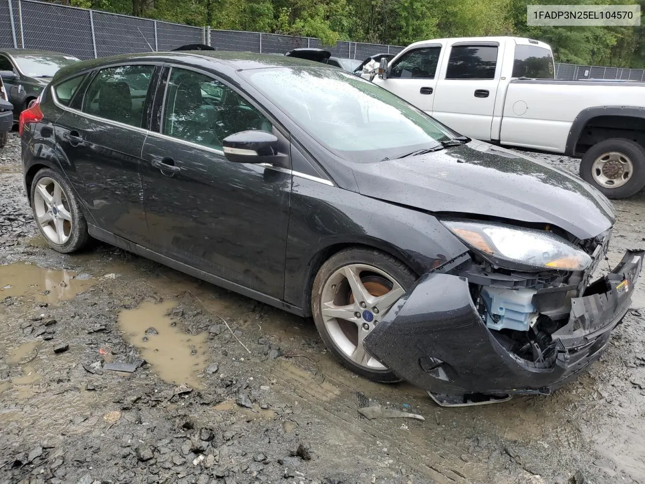 2014 Ford Focus Titanium VIN: 1FADP3N25EL104570 Lot: 73340014