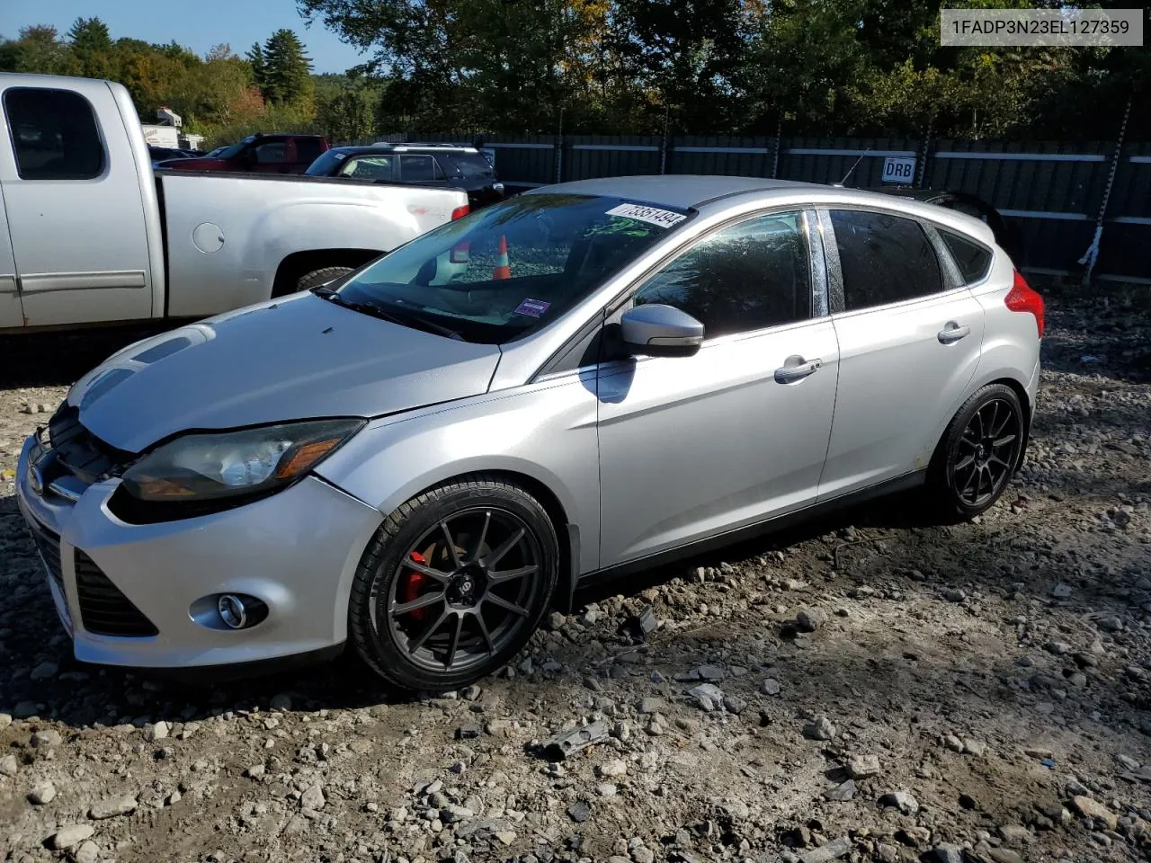 2014 Ford Focus Titanium VIN: 1FADP3N23EL127359 Lot: 73351494