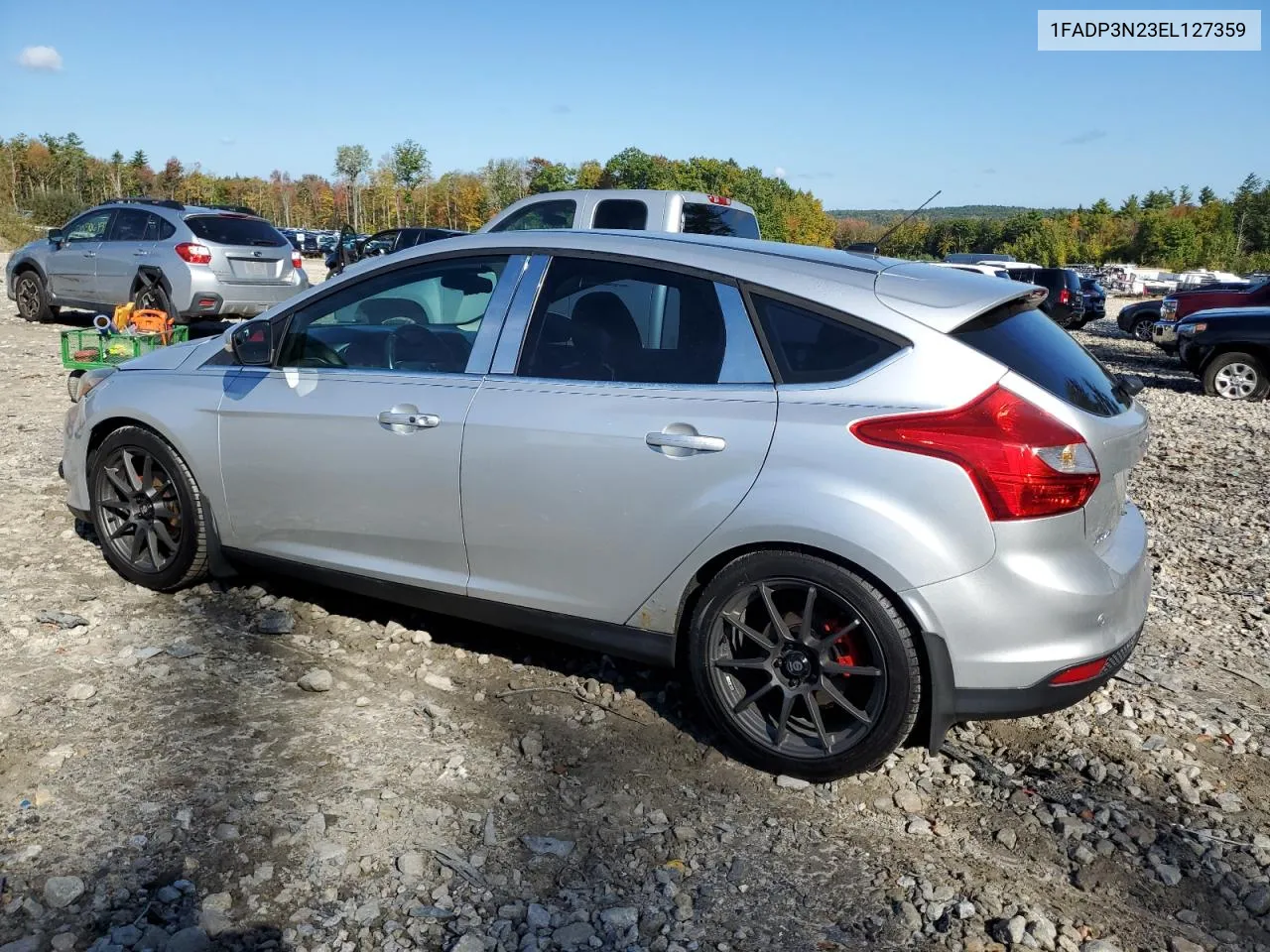 2014 Ford Focus Titanium VIN: 1FADP3N23EL127359 Lot: 73351494