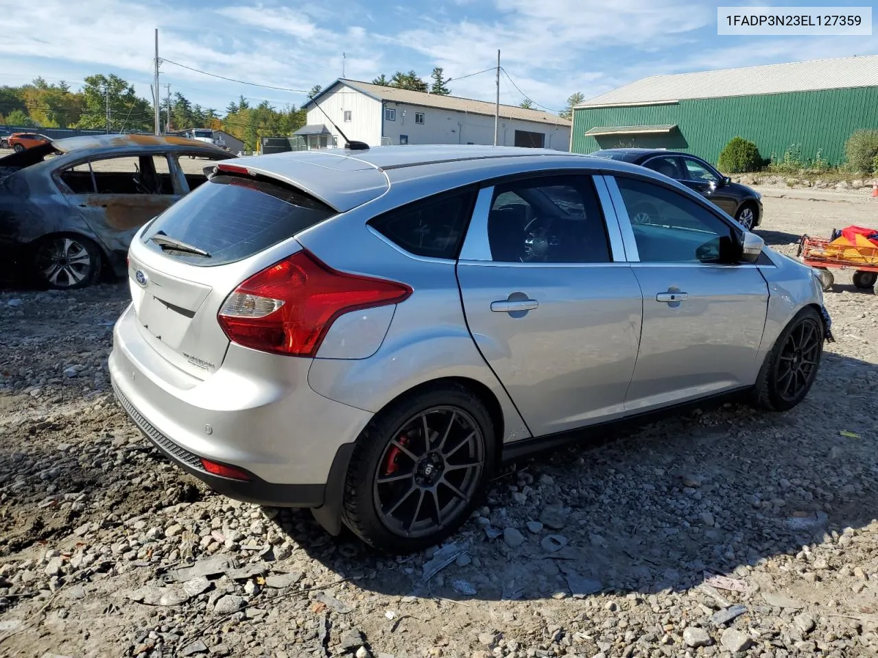 2014 Ford Focus Titanium VIN: 1FADP3N23EL127359 Lot: 73351494