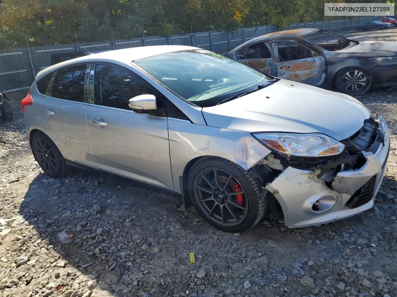 2014 Ford Focus Titanium VIN: 1FADP3N23EL127359 Lot: 73351494