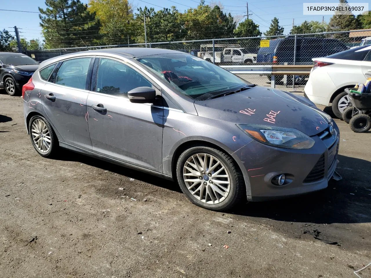 2014 Ford Focus Titanium VIN: 1FADP3N24EL169037 Lot: 73363764