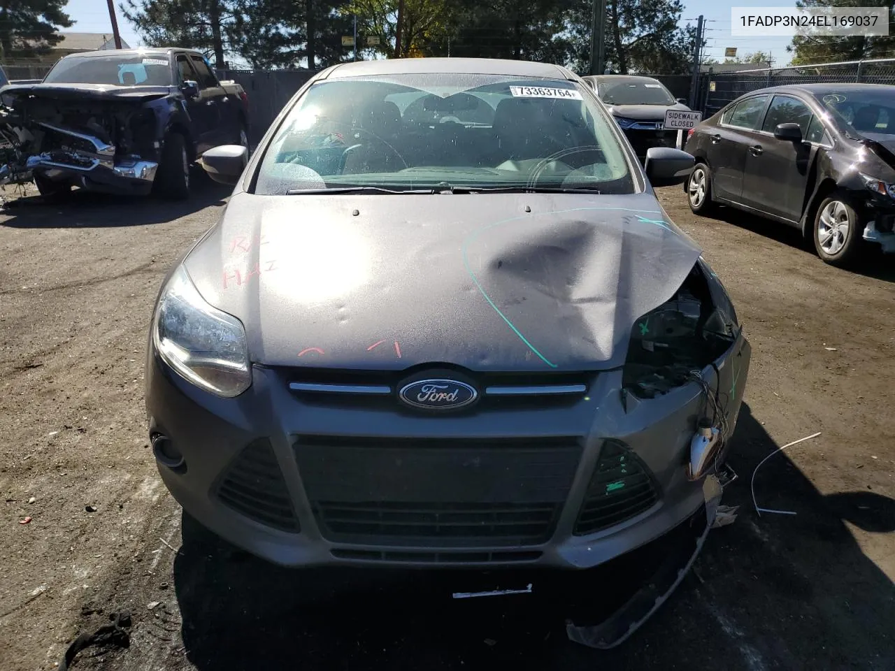 1FADP3N24EL169037 2014 Ford Focus Titanium