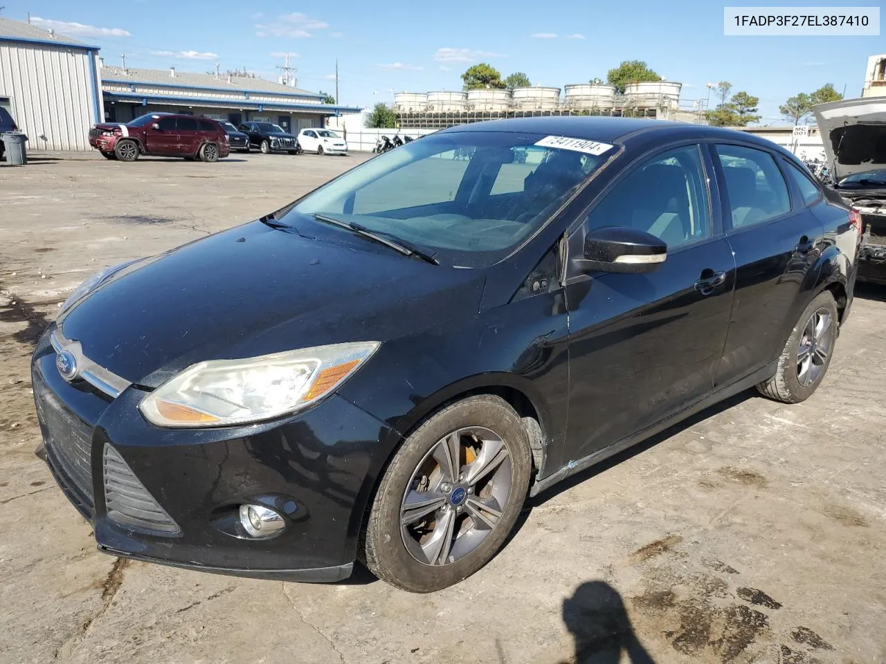 2014 Ford Focus Se VIN: 1FADP3F27EL387410 Lot: 73411904