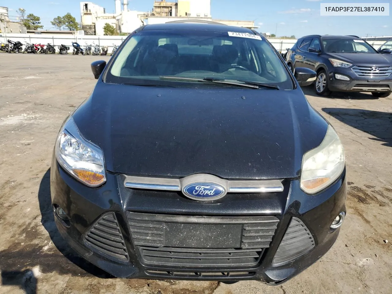 2014 Ford Focus Se VIN: 1FADP3F27EL387410 Lot: 73411904