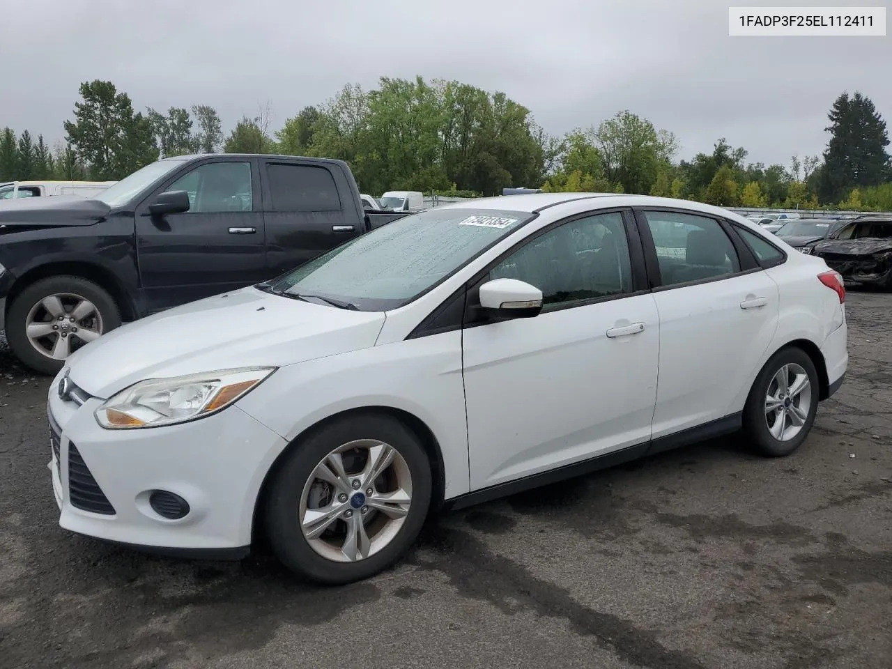 2014 Ford Focus Se VIN: 1FADP3F25EL112411 Lot: 73421354