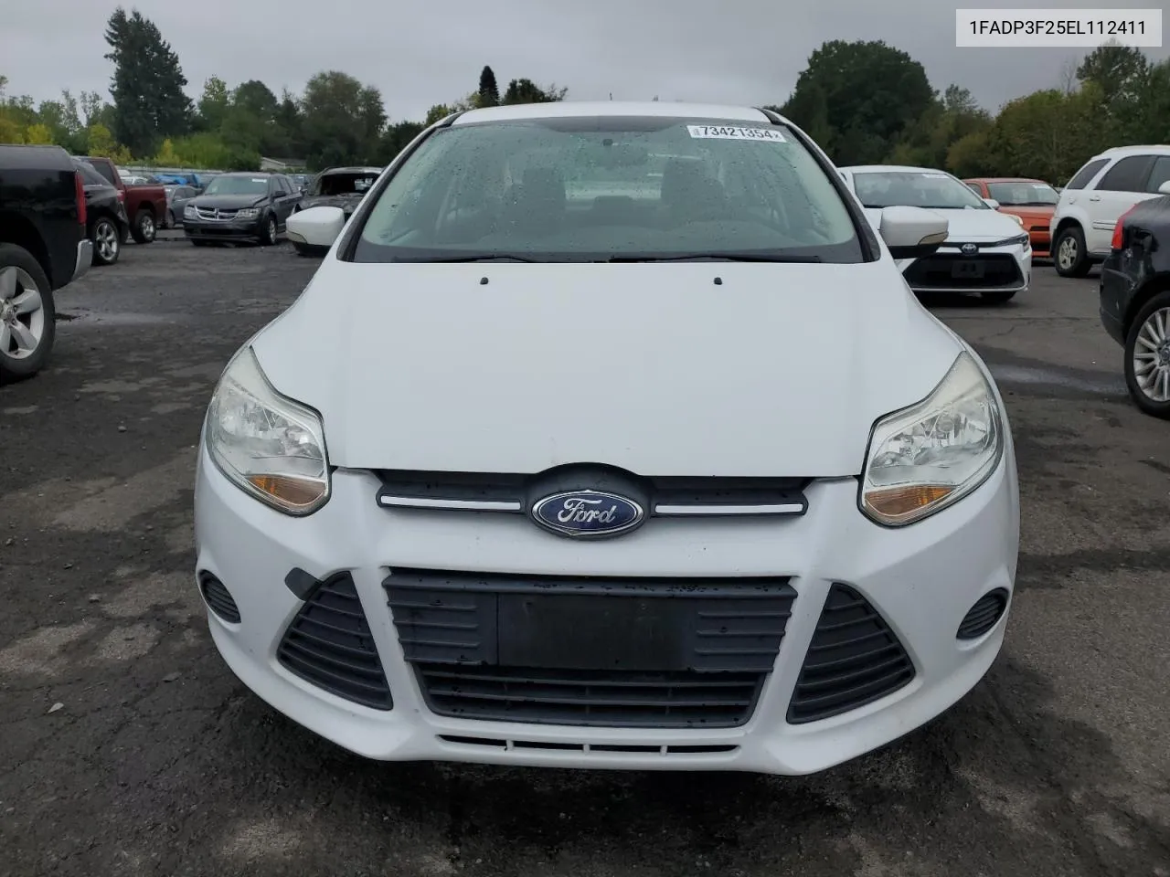 2014 Ford Focus Se VIN: 1FADP3F25EL112411 Lot: 73421354